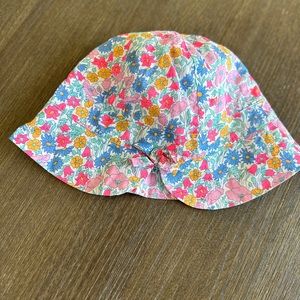 Jacadi cotton liberty floral hat